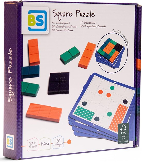BS Toys Logické puzzle - Čtverec