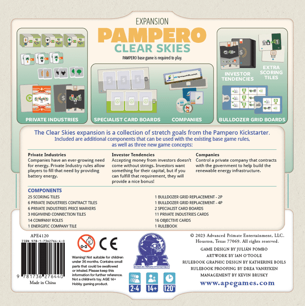 APE Games Pampero: Clear Skies (EN)