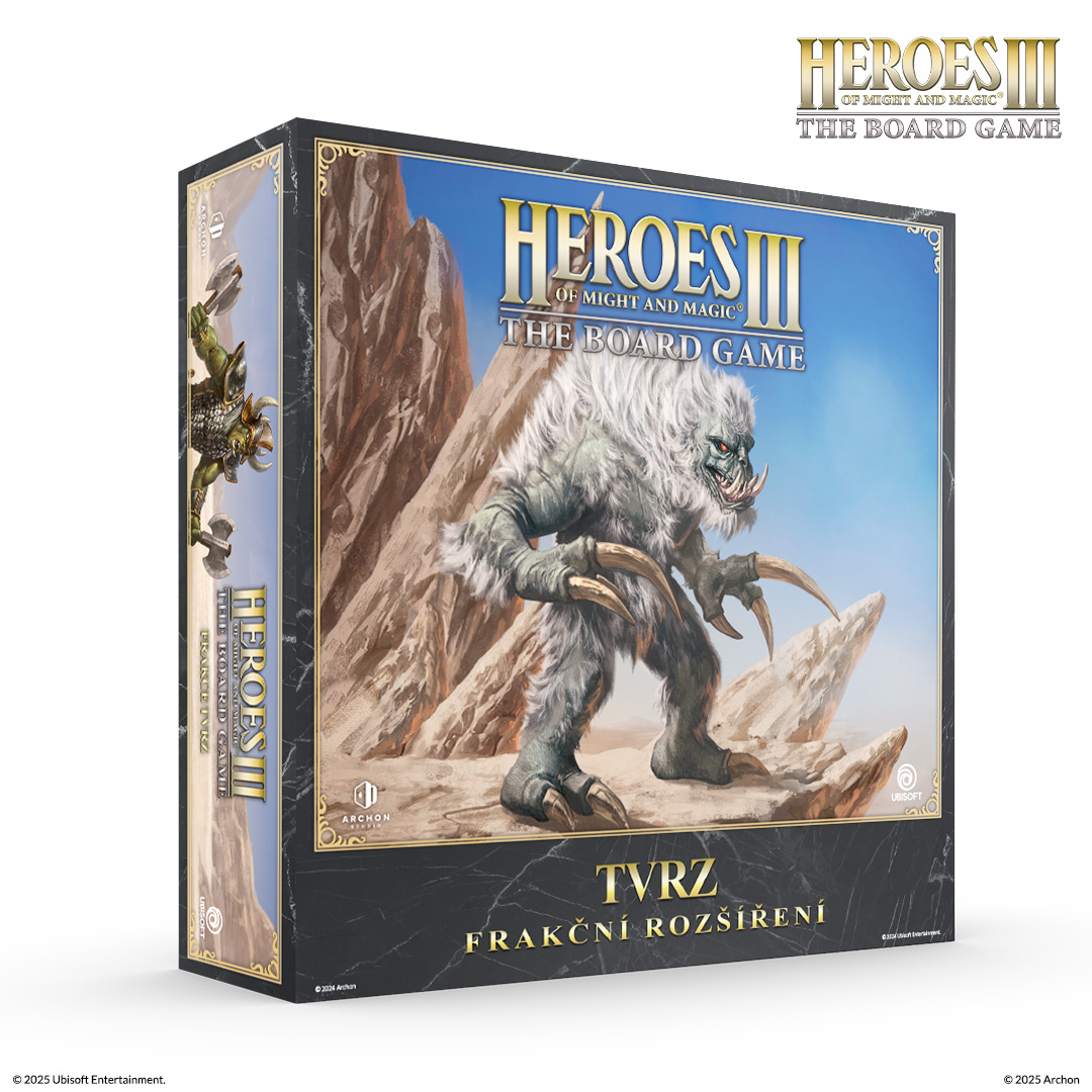 Archon Studio Heroes of Might & Magic III: The Board Game – rozšíření Tvrz- CZ (Heroes of Might and Magic III: The Board Game – Stronghold Expansion česká verze)