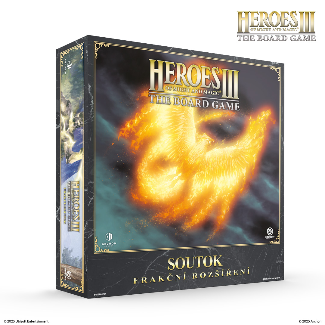 Archon Studio Heroes of Might & Magic III: The Board Game – rozšíření Soutok - CZ (Heroes of Might and Magic III: The Board Game – Conflux Expansion česká verze)