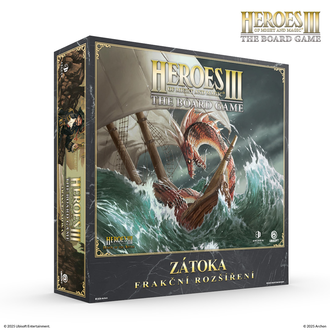 Archon Studio Heroes of Might & Magic III: The Board Game – rozšíření Zátoka - CZ (Heroes of Might and Magic III: The Board Game – Cove Expansion česká verze)