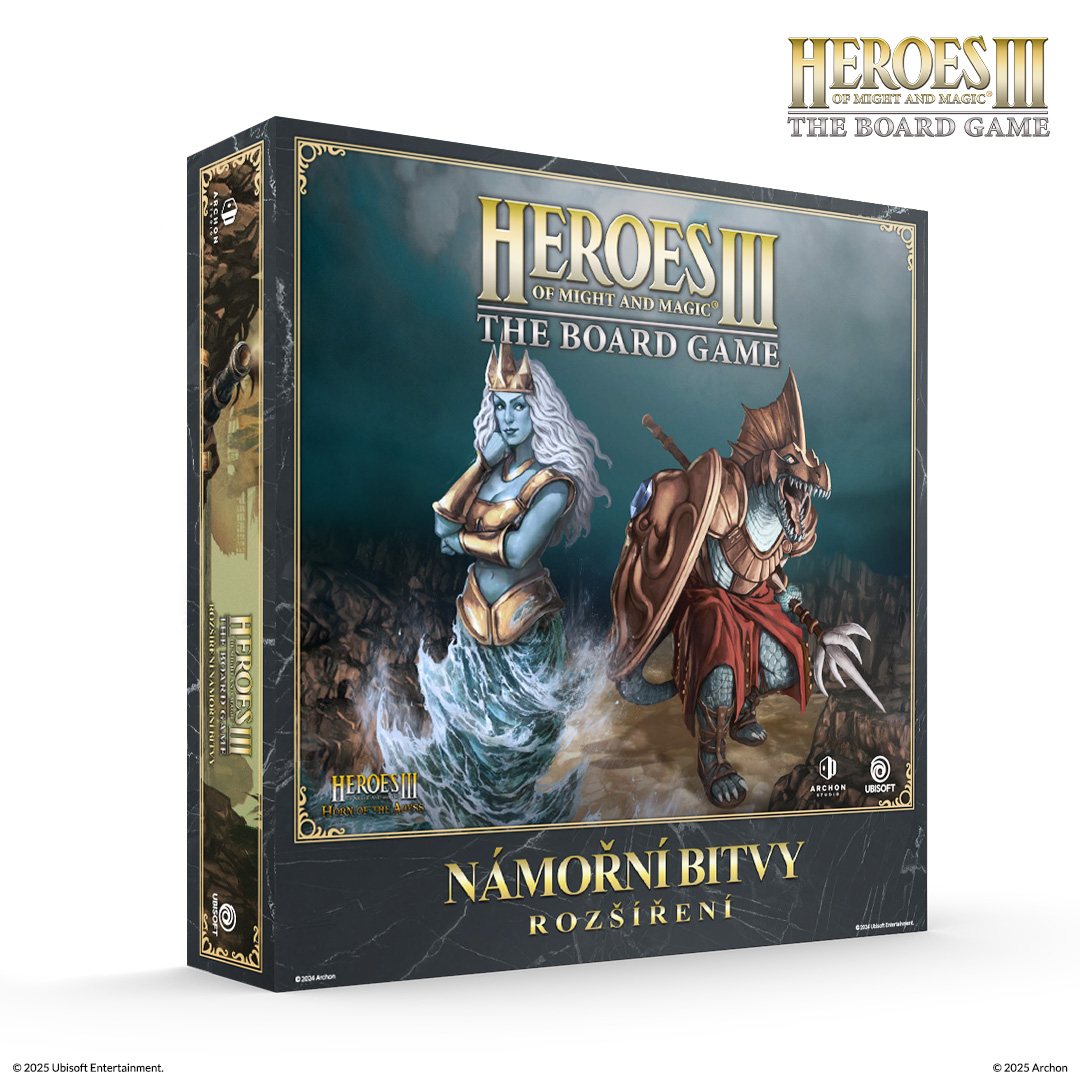 Archon Studio Heroes of Might & Magic III: The Board Game – rozšíření Námořní bitvy - CZ (Heroes of Might and Magic III: The Board Game – Naval Battles Expansion česká verze)