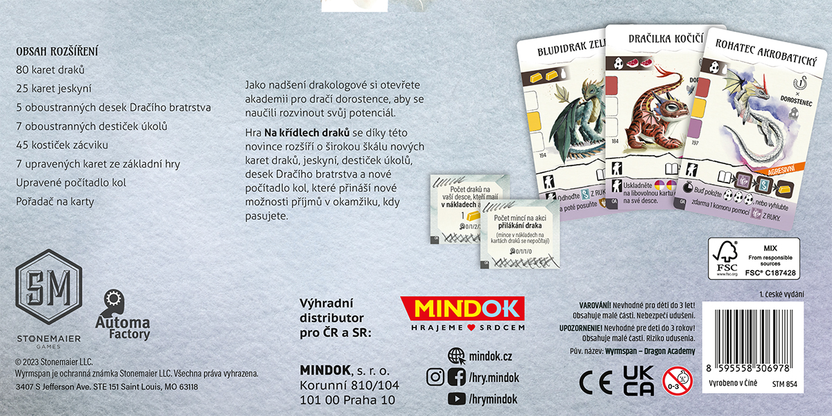 Mindok Na křídlech draků: Ohnivá akademie