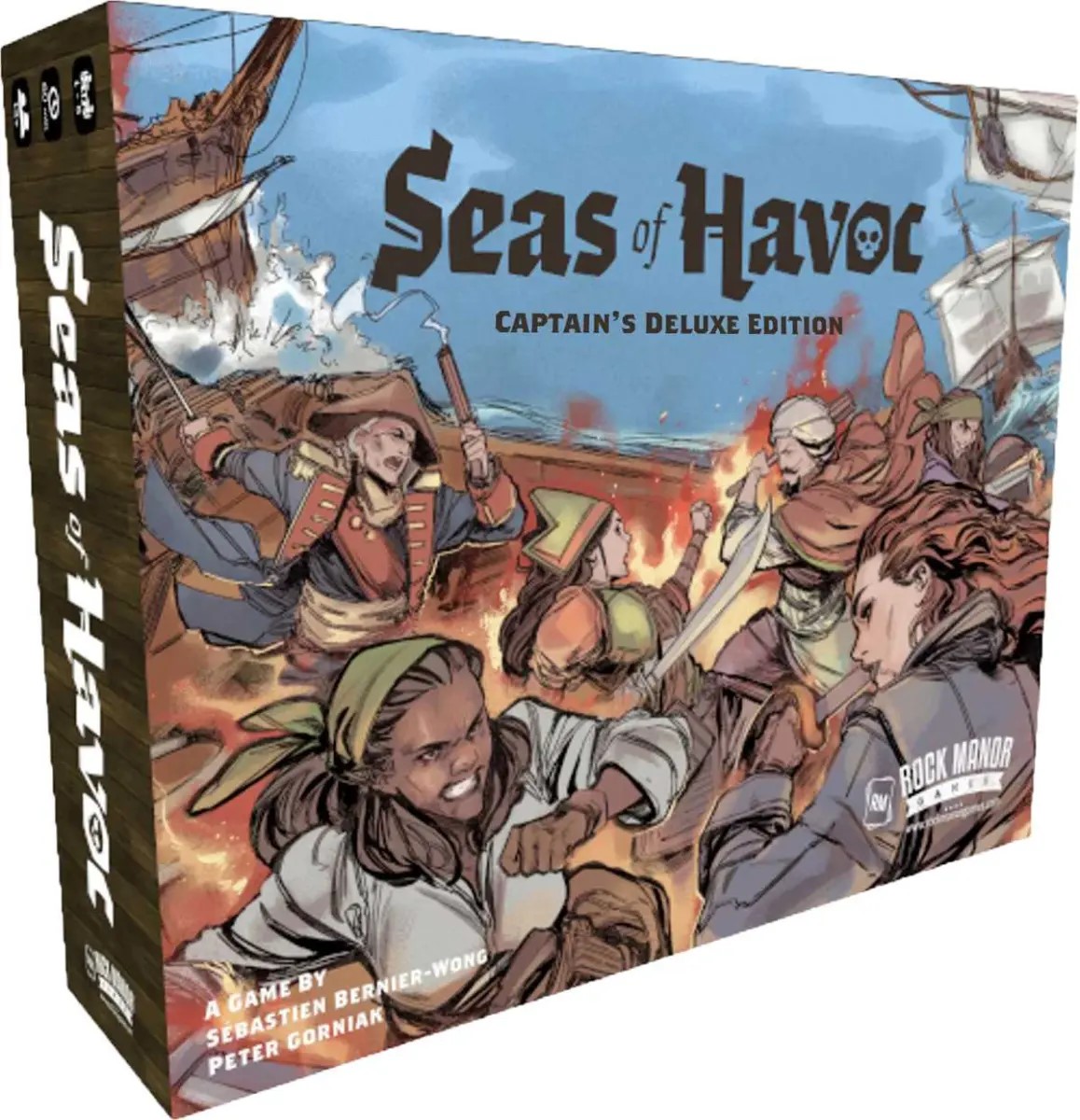 Rock Manor Games Seas of Havoc CAPTAIN'S DELUXE EDITION