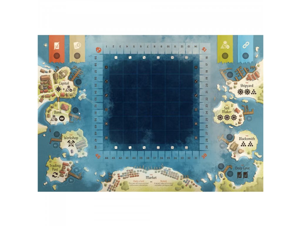Rock Manor Games Seas of Havoc Neoprene playmat
