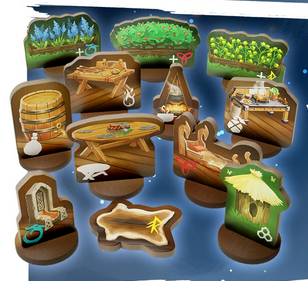 Mood Publishing Valheim: Wooden furniture standee pack