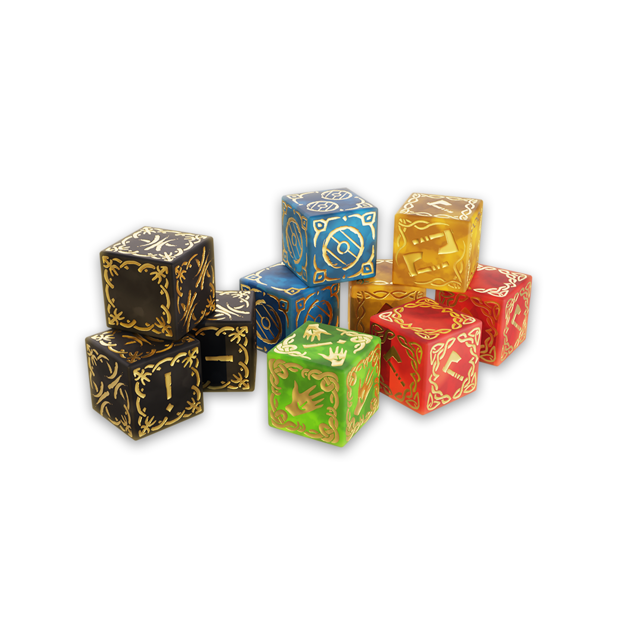 Mood Publishing Valheim: Premium Dice Set
