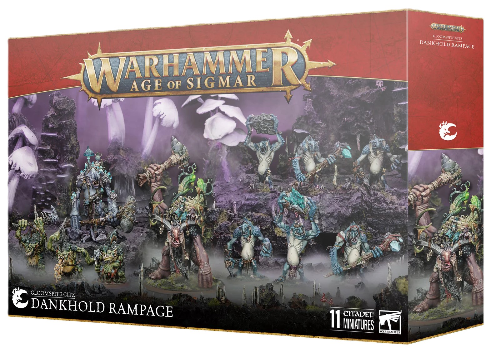 Games Workshop Warhammer Age of Sigmar: Gloomspite Gitz Battleforce: Dankhold Rampage
