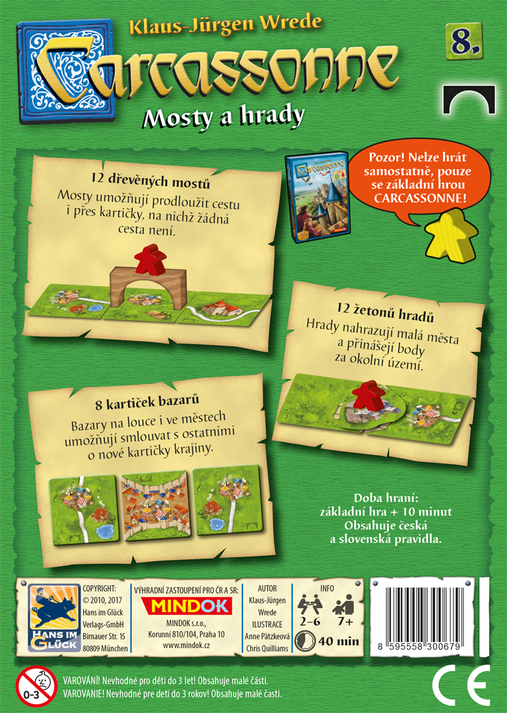 Mindok Carcassonne 2. edice: Mosty a hrady Obrázek