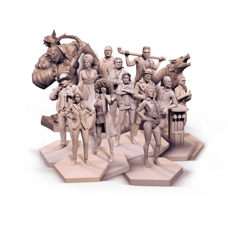 Lucky Duck Games The Dark Quarter: Deluxe Miniature Upgrade