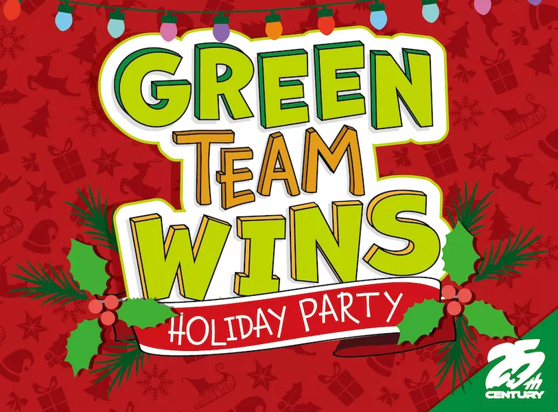 25th Century Games Green Team Wins Holiday Party