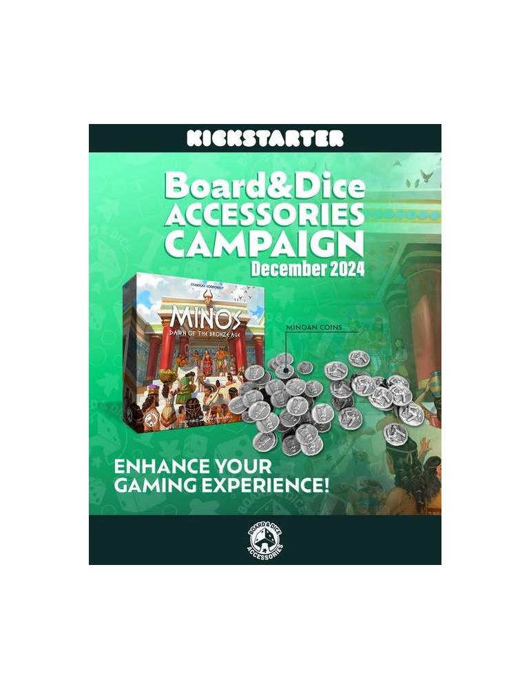 Board&Dice Minos: Dawn of Fate - Metal Coins