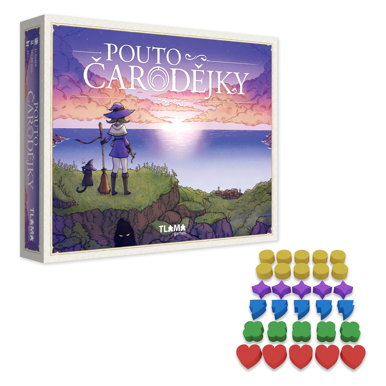 TLAMA games Pouto čarodějky + dřevěné dílky (Witchbound CZ)