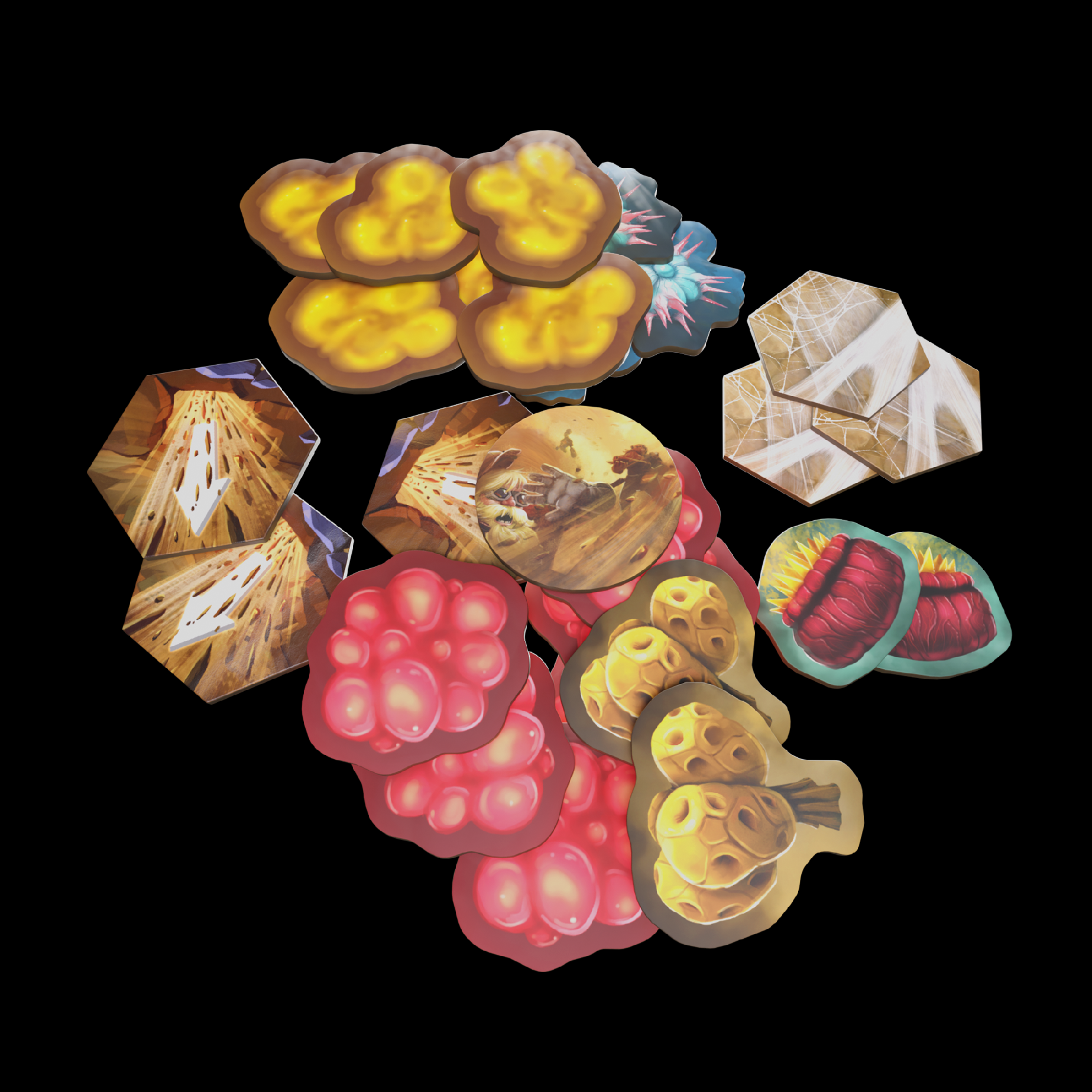 Mood Publishing Deep Rock Galactic - Sada plastových žetonů (Horrors of Hoxxes)