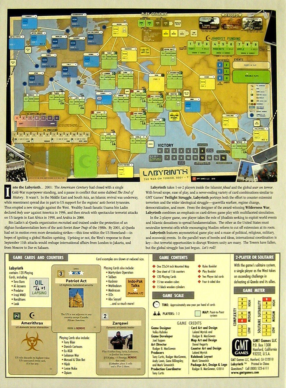 GMT Games Labyrinth: The War on Terror, 2001 – ?