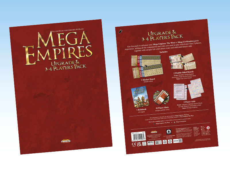 Ares Games Mega Empires: Upgrade & 3-4 Players Pack