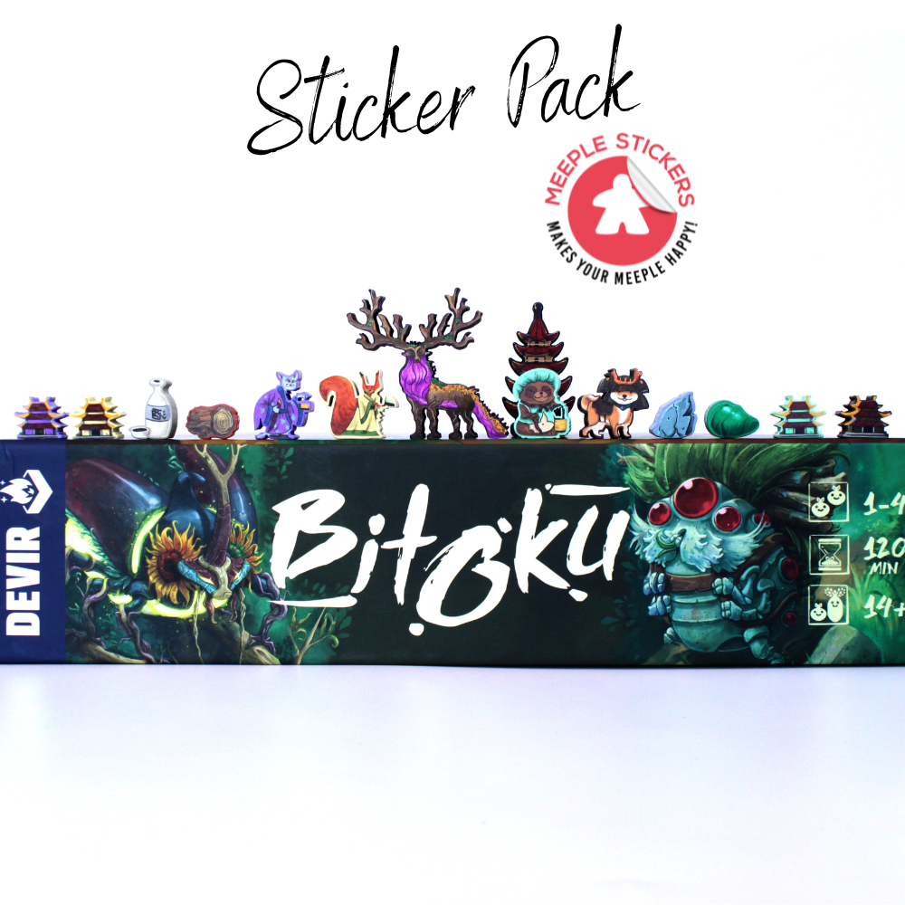 MeepleStickers Samolepky pro Bitoku (Bitoku Stickers)