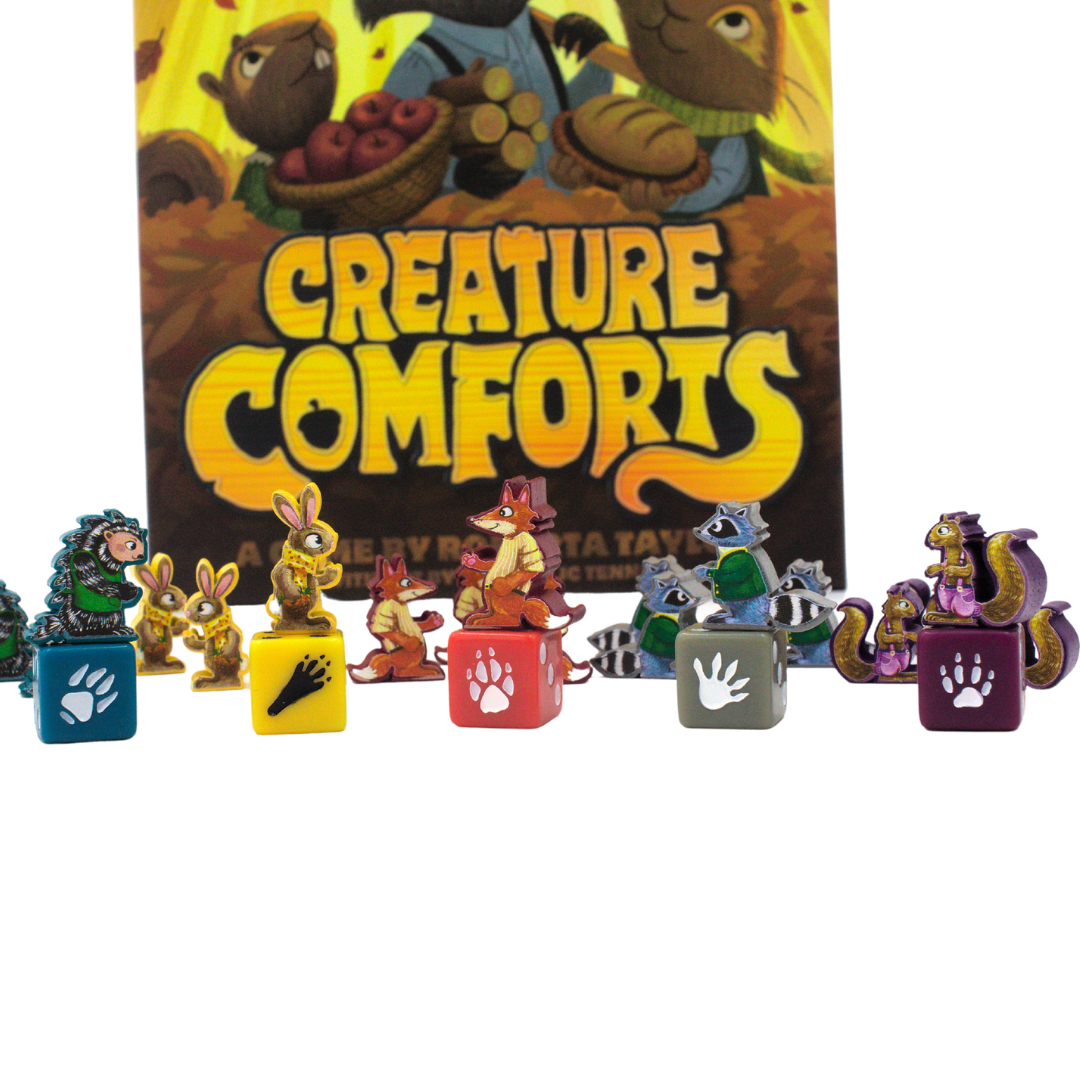 MeepleStickers Samolepky pro &Uacute;tuln&aacute; doupata (Creature Comforts Stickers)