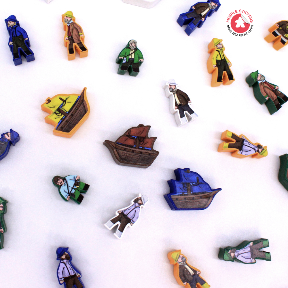 MeepleStickers Samolepky pro Darwinovy cesty (Darwin&rsquo;s Journey Stickers)