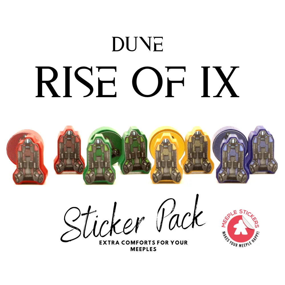 MeepleStickers Samolepky pro Dune Rise of IX