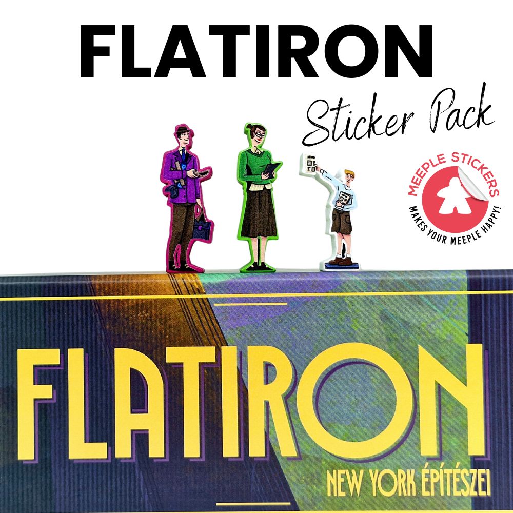 MeepleStickers Samolepky pro Flatiron (Flatiron Stickers)