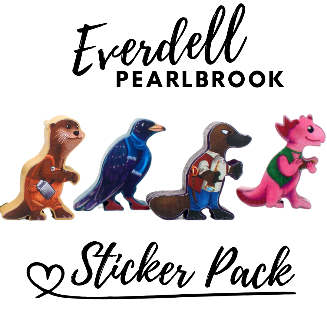 MeepleStickers Samolepky pro Everdell Pearlbrook