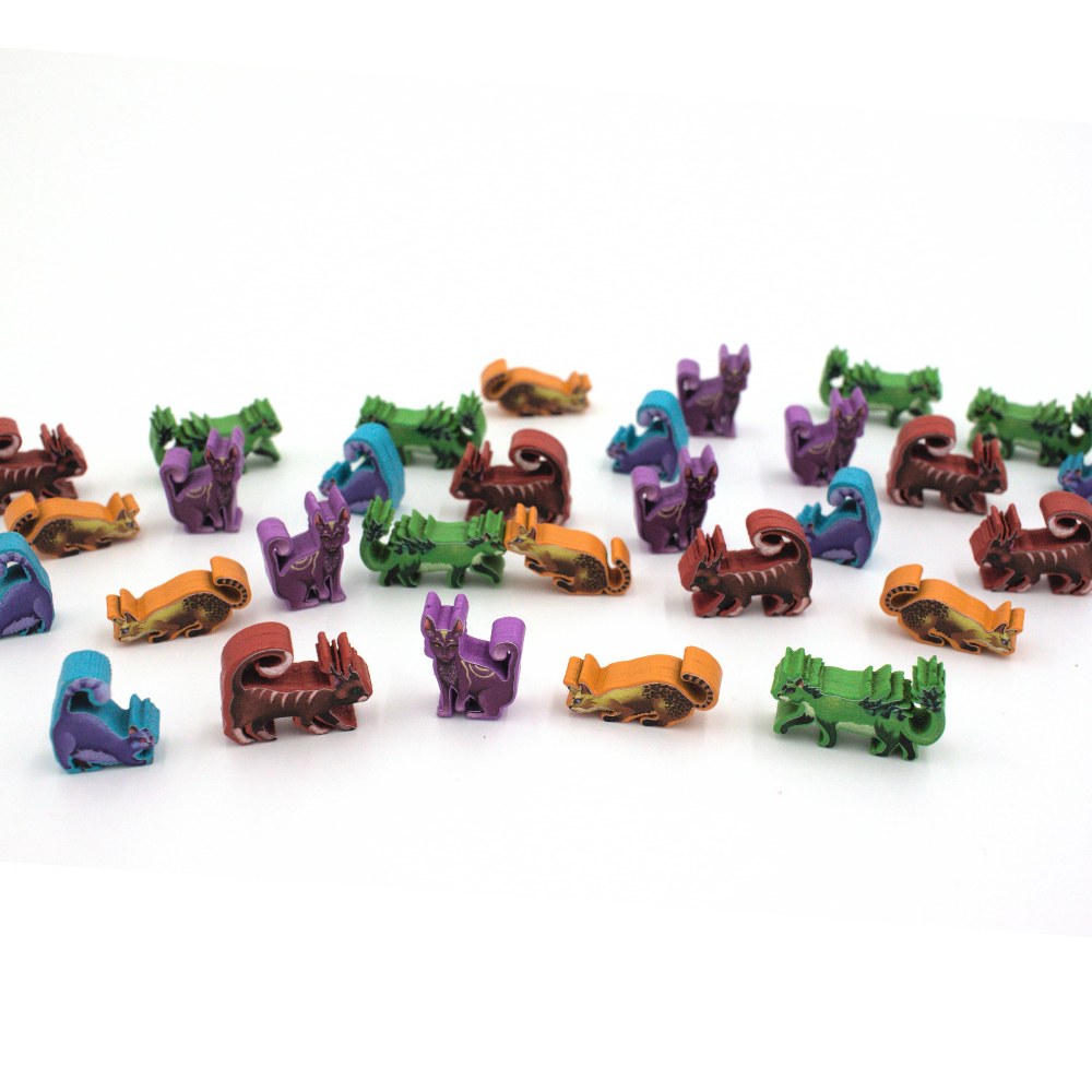 MeepleStickers Samolepky pro Ostrov koček (Isle of Cats Stickers)