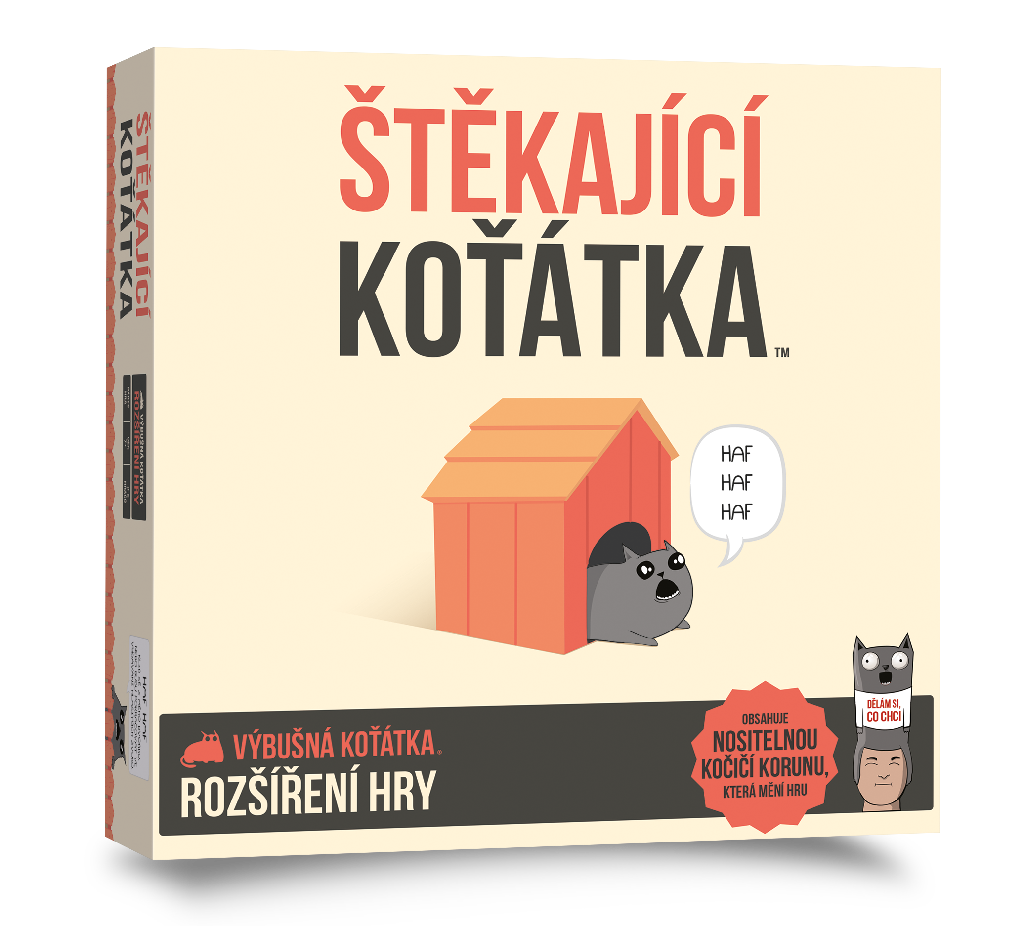Asmodee Czech Republic Poškozené - Výbušná koťátka - Štěkající koťátka (3.rozšíření)