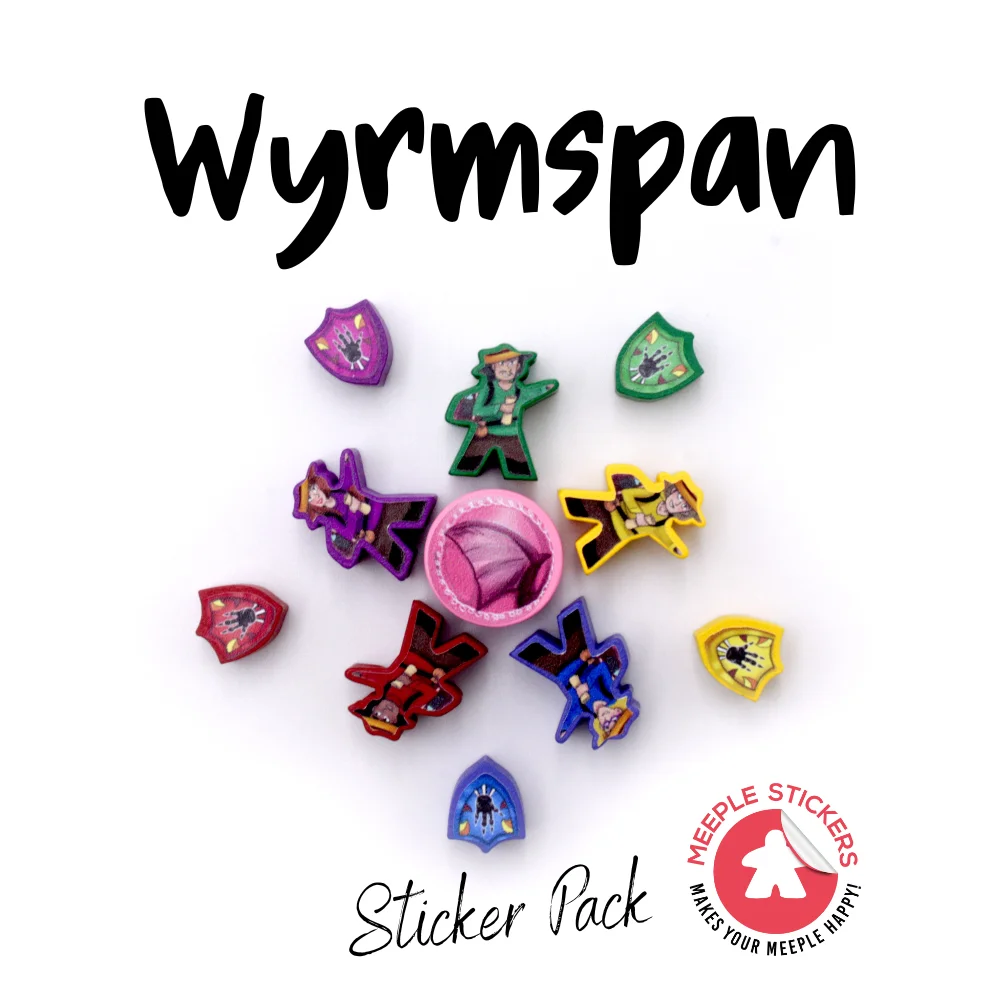 MeepleStickers Samolepky pro Wyrmspan