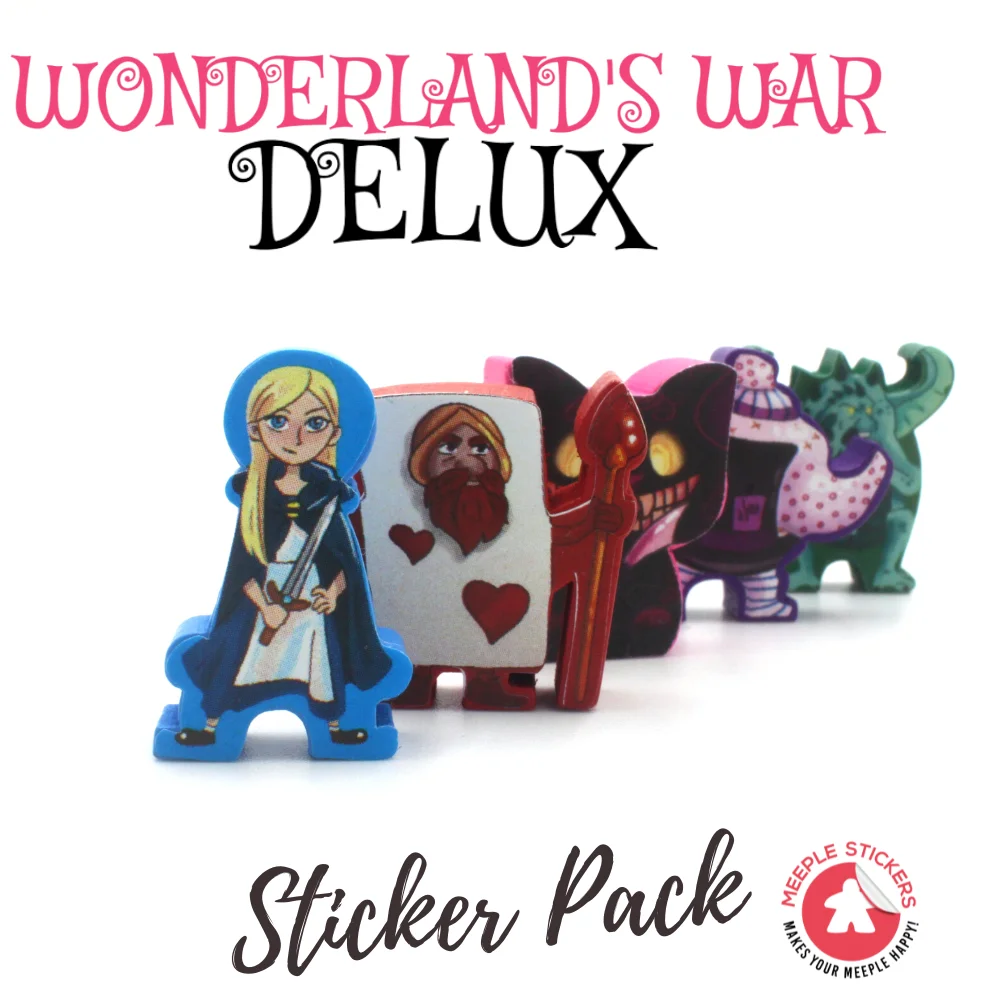 MeepleStickers Samolepky pro Wonderland&rsquo;s War delux