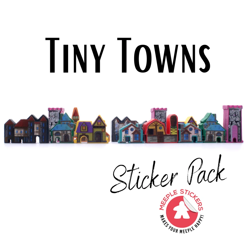 MeepleStickers Samolepky pro Tiny Towns