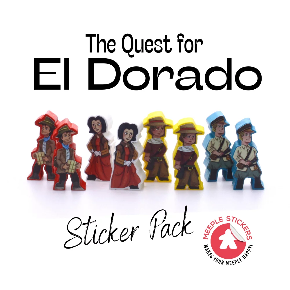 MeepleStickers Samolepky pro The Quest for El Dorado