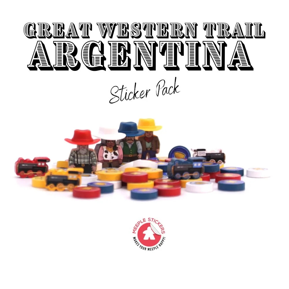 MeepleStickers Samolepky pro Great Western Trail - Argentina