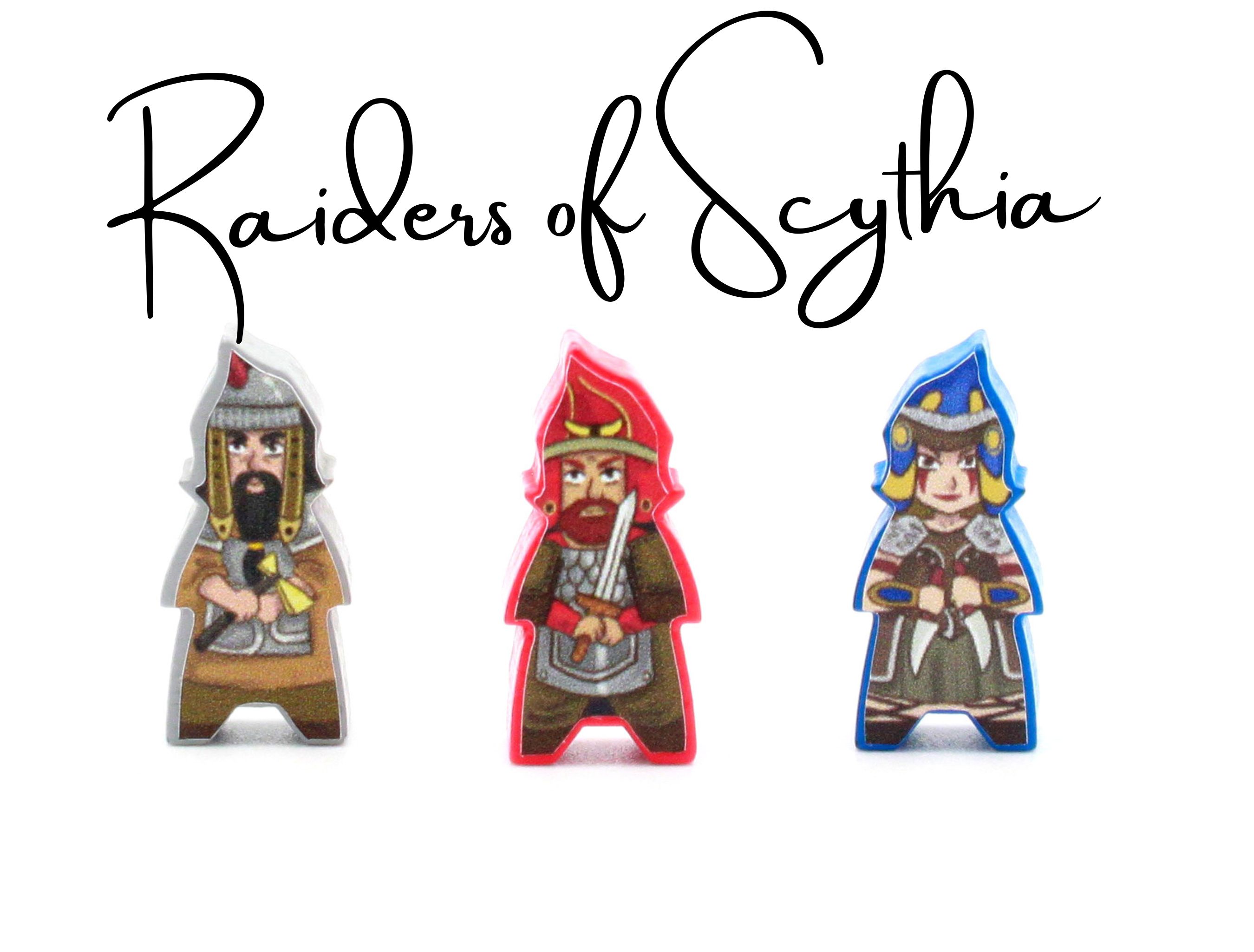 MeepleStickers Samolepky pro Nájezdníci ze Skýtie (Raiders of Scythia Stickers)