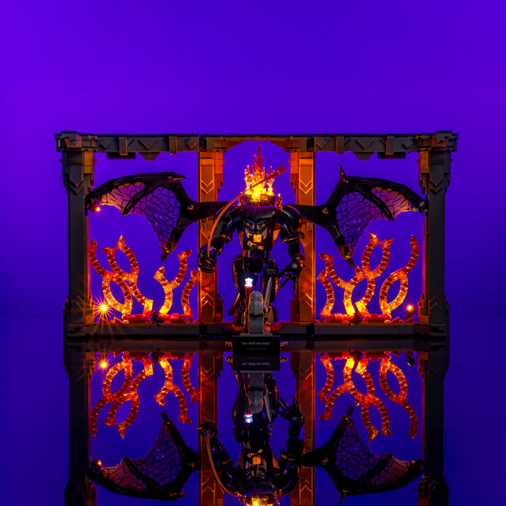 Light my Bricks Sada světel - LBM 2.0 LEGO Lord of the Rings Balrog Book Nook 10367