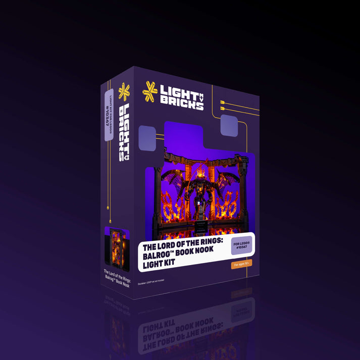 Light my Bricks Sada světel - LBM 2.0 LEGO Lord of the Rings Balrog Book Nook 10367