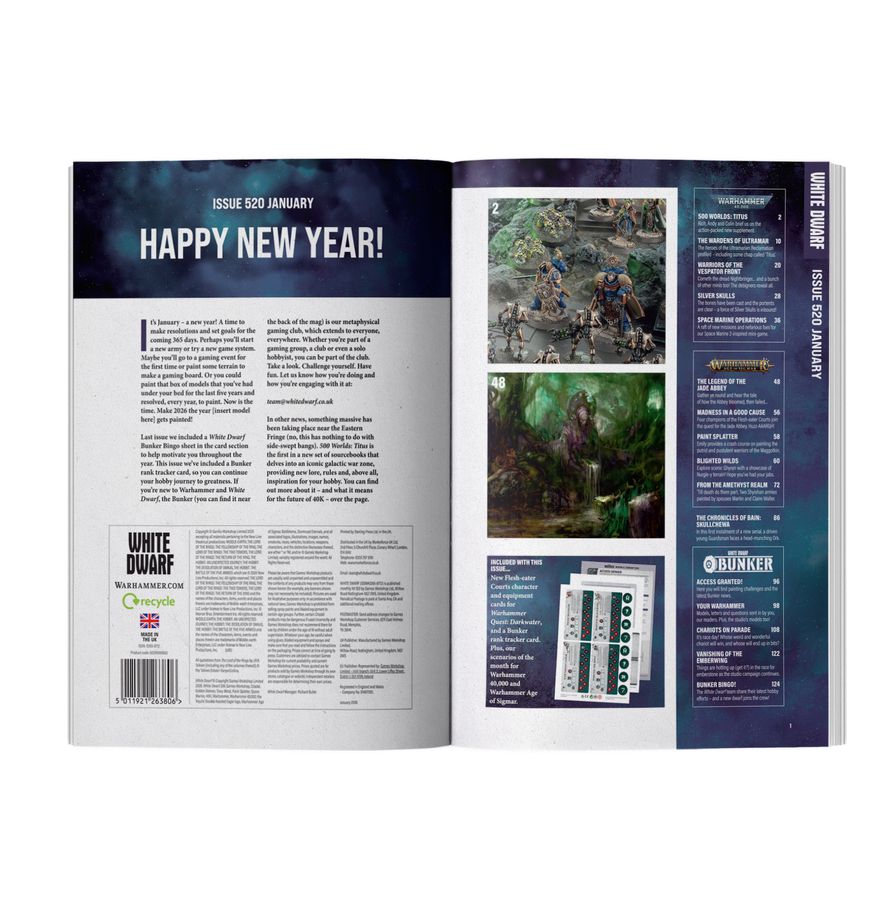 Games Workshop White Dwarf Issue 520 (01/2026)