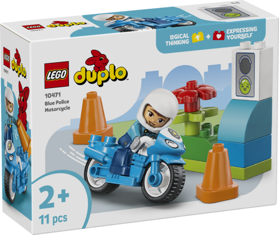 LEGO LEGO® DUPLO® Modrá policejní motorka 10471 (Blue Police Motorcycle)