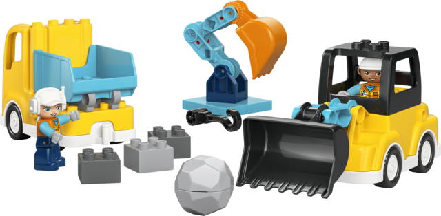 LEGO LEGO® DUPLO® Vozidla na stavbě 3 v 1 10475