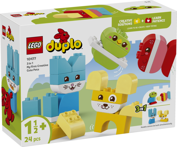 LEGO LEGO® DUPLO® Roztomilí kreativní mazlíčci 3 v 1 10477 (3 in 1 Creative Cute Pets)