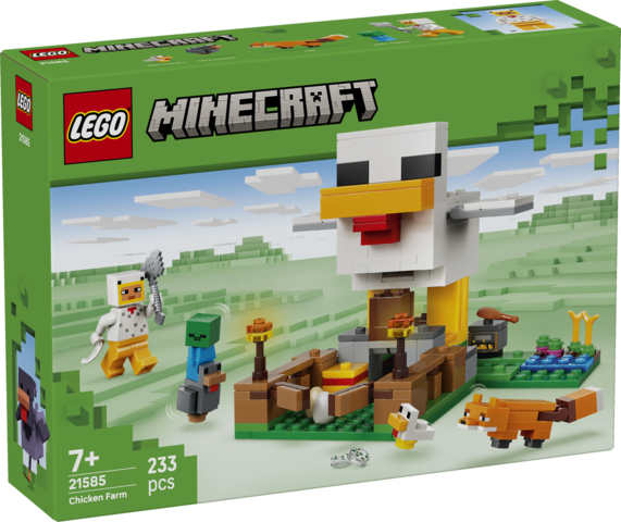 LEGO LEGO® Minecraft® Slepičí farma 21585 (Chicken Farm)