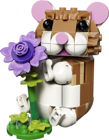 LEGO LEGO® Creator 3 v 1 Roztomilý křeček s květinou 31376