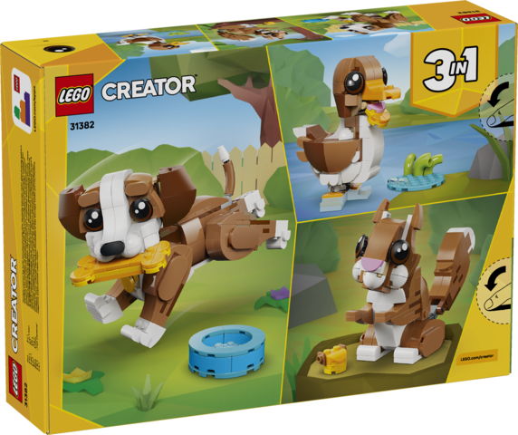 LEGO LEGO® Creator 3 v 1 Roztomilá zvířata: Roztomilé štěňátko 31382 (Cute Animals: Playful Puppy Dog)