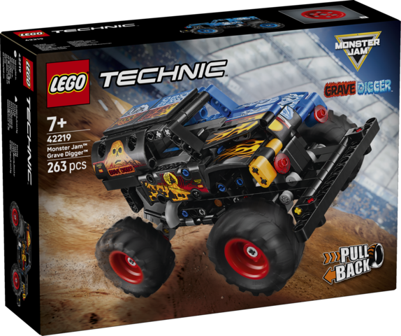 LEGO LEGO® Technic Monster Jam™ Grave Digger™ Oheň a led 42219 (Monster Jam™ Grave Digger™ Fire and Ice)