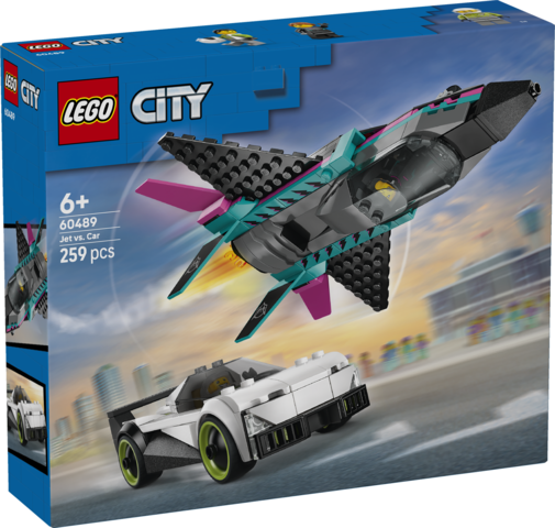 LEGO LEGO® City Tryskáč vs. auto 60489 (Jet vs. Car)