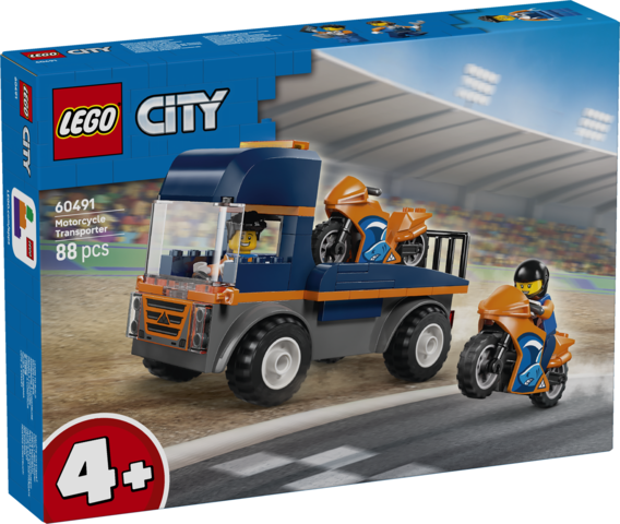LEGO LEGO® City Kamion na přepravu motorek 60491 (Motorcycle Transporter)