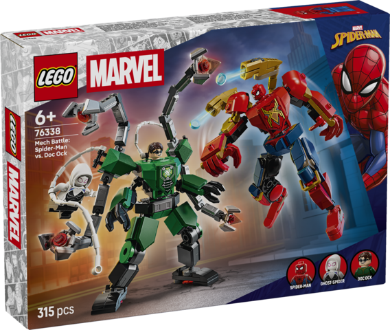 LEGO LEGO&reg; Marvel Bitva robotů: Spider-Man vs. Doc Ock 76338 (Mech Battle: Spider-Man vs. Doc Ock)