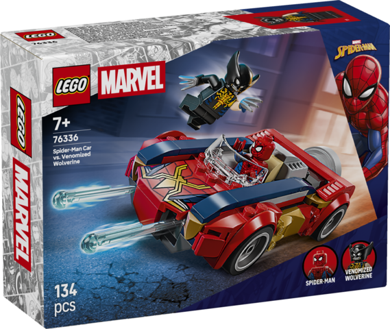 LEGO LEGO® Marvel Spider-Man a auto vs. venomizovaný Wolverine 76336 (Spider-Man Car vs. Venomized Wolverine)