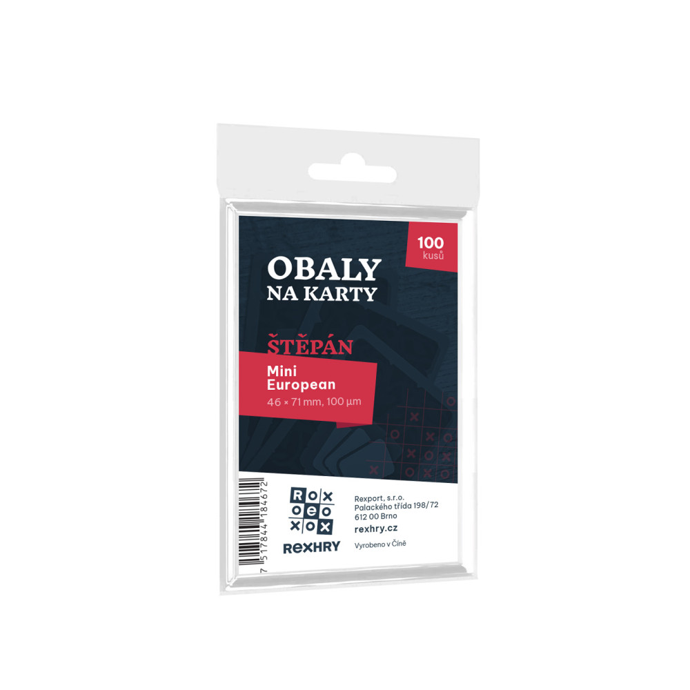 REXhry Obaly na karty REX - Mini European - Štěpán - 46 x 71 mm 100ks