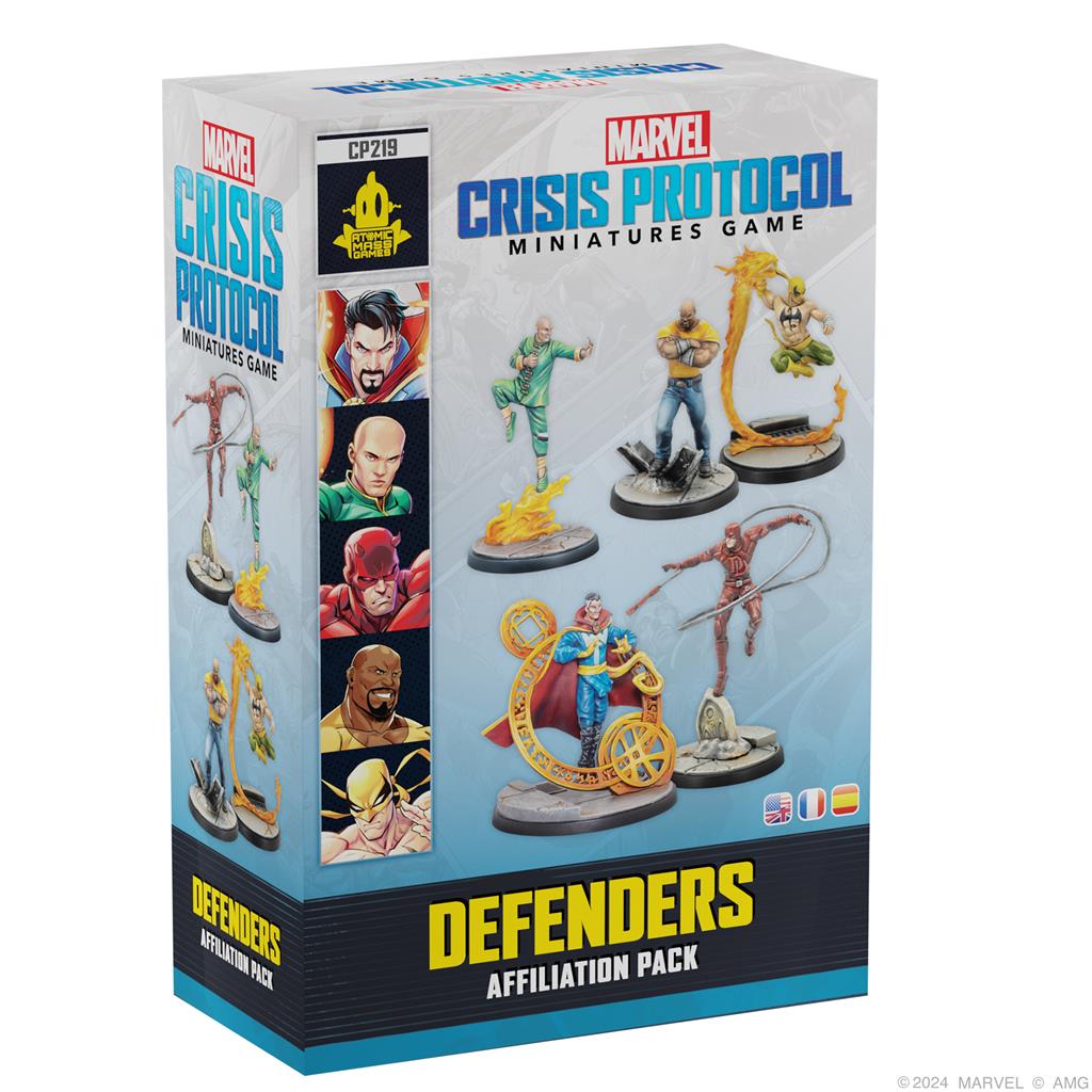 Atomic Mass Games Marvel Crisis Protocol - Defenders Affiliation Pack